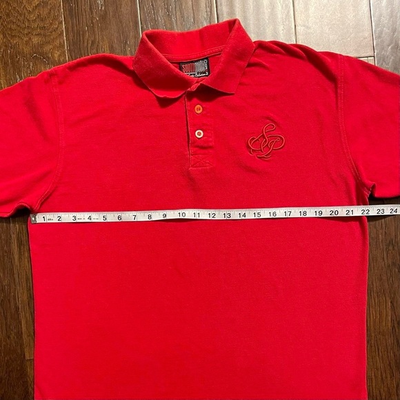 Vintage South Pole Polo Shirt Short Sleeve Embroidered Hip Hop Y2K - Picture 6 of 8